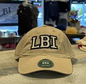 LBI | Adult Legacy Khaki Hat with Initials — BREEZIN' UP