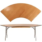 6' Serpentine Table