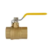 1-1/2″ FPT Forged Brass Full Port Ball Valve
