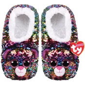 Dotty Rainbow Sequin Slipper La