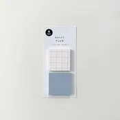 1907- Cream Blue Memo Flags
