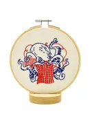 Octopus Knitting Complete Embroidery Kit