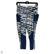 Athletic Leggings By Athletic Works In Geometric Pattern, Size: L