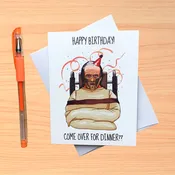 Creepy Hannibal Silence of the Lambs Birthday Card