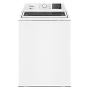 4.2-4.3 Cu. Ft. Whirlpool Top Load Washer With 2 In-1 Removable Agitator And Soft Close Glass Lid