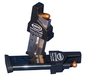 ADCO ST3 Super Thumb ST3 Mag Loader Single Stack Style made of Polymer with Black Finish for Multi-Caliber Pistols
