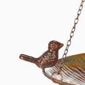 Eco-Iron Hanging Birdbath – Antique Copper