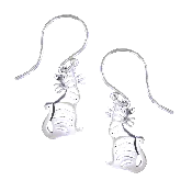 Tiger Cat Earrings