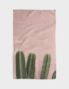 Pink Cactus Kitchen Tea Towel