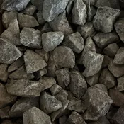 1-1/2″ High Grade Drain Rock – Dark Gray