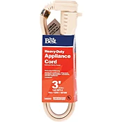 3 Ft. 14/3 15a Heavy-duty Appliance Cord - Beige