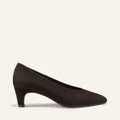 The Augusta Glove Pump - Molasses Suede