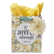 Gift Bag Extra Small Be Joyful Always 1 Thess. 5:16