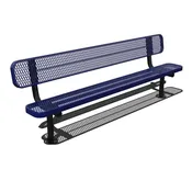 8′ Standard UltraLeisure Bench with Back