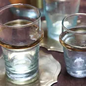 Recycled Wine Bottle Glass Small Espresso Cups