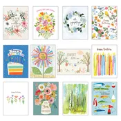 12 Card Greeting Card Collection-All Occasion Greeting Cards