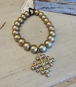 Beaded Cross Bracelet
