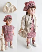 18" Doll Penelope Visits Piccadilly Circus Crochet Pattern