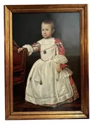 17th C Style Prince Prospero Portrait Oil Painting — Thrive Decor