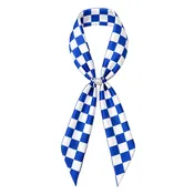 Checkered Gameday Magnetic Scarf Necklace