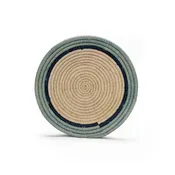 12" Large Arona & Blue Night Ring Round Basket