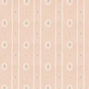Cameo Stripe Reverse, Peach Wallpaper
