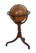 1830s Twelve Inch Celestial Globe with Original Stand