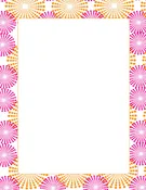 Designer Paper - Color Burst Pattern (50 Sheet Package)