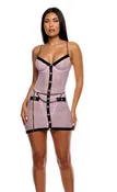 FP 774700 CHEMISE W/BELT MAUVE XL CC