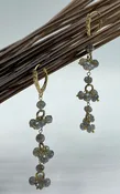 Labradorite drop earrings