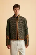 Herren Militärjacke aus Baumwoll-Canvas Guards – Carrasco