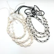 Adjustable Cowrie Shell Choker