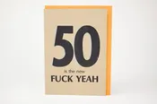 50 is the New...Card — Mitrebox Framing Studio