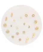 10 Pair Earrings - Star/Moon
