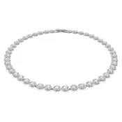 Angelic Necklace, Round, White, Rhodium Plated 5117703