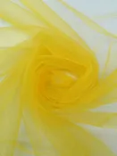 Mustard Yellow 100% Polyester Crystal Tulle 62W