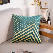 Bronze Accented Throw Pillow Covers