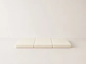 3.5 inch Shikibuton - Natural Hybrid, Latex Folding Foam Bed - Latex Core