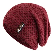Unisex Ski Beanie - Warm Thermal Lined Knit Hat