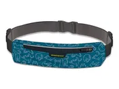 Amphipod Reflective Microstretch Lux Belt - Cat Yoga/Teal - 2340-C9