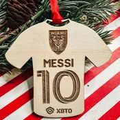 Messi "Jersey Shape" Ornament | #10 Messi Ornament