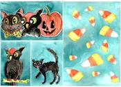 Decoupage Paper - Retro Halloween