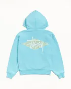 BASIC DIAMOND ZIP HOODIE