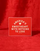 America's Sweetheart Sticker- Red