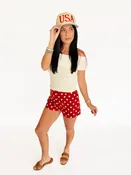 Alexis polka dot micro shorts