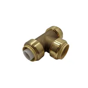 1" Push Fitting Tee ~~Bag of 4~LEAD FREE!