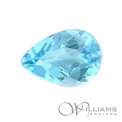 1.61ct Pear Shaped Blue Topaz