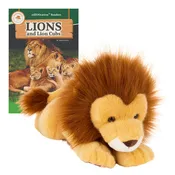 12” Plush + Zookeeper Reader Book: Lion (Ages 3–5)