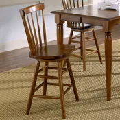 24 Inch Swivel Counter Chair - Tobacco
