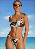 Adjustable Bikini Bottom - Butterfly Cheetah